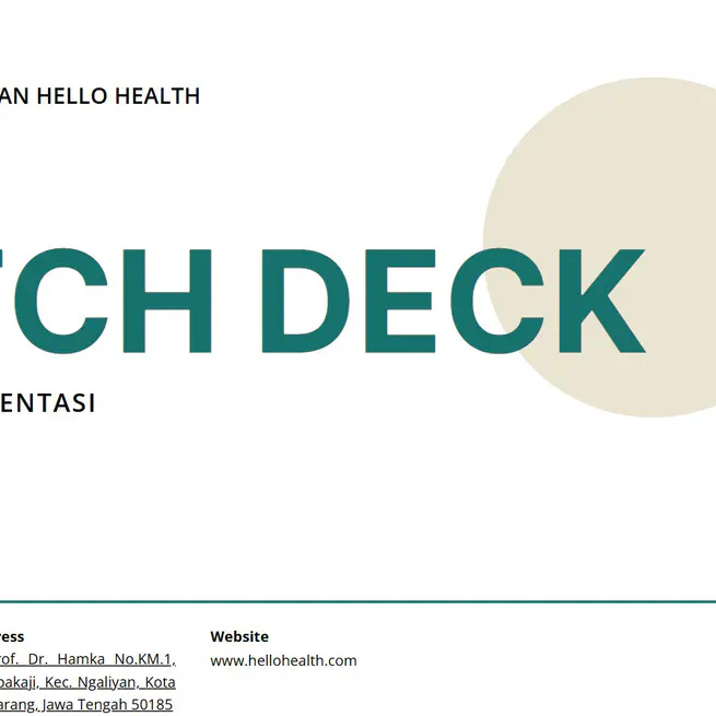 Pitch Deck Business Proposal